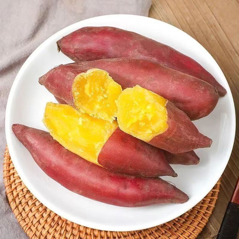 沙地小香薯红皮黄心软糯香甜地瓜粗粮代餐