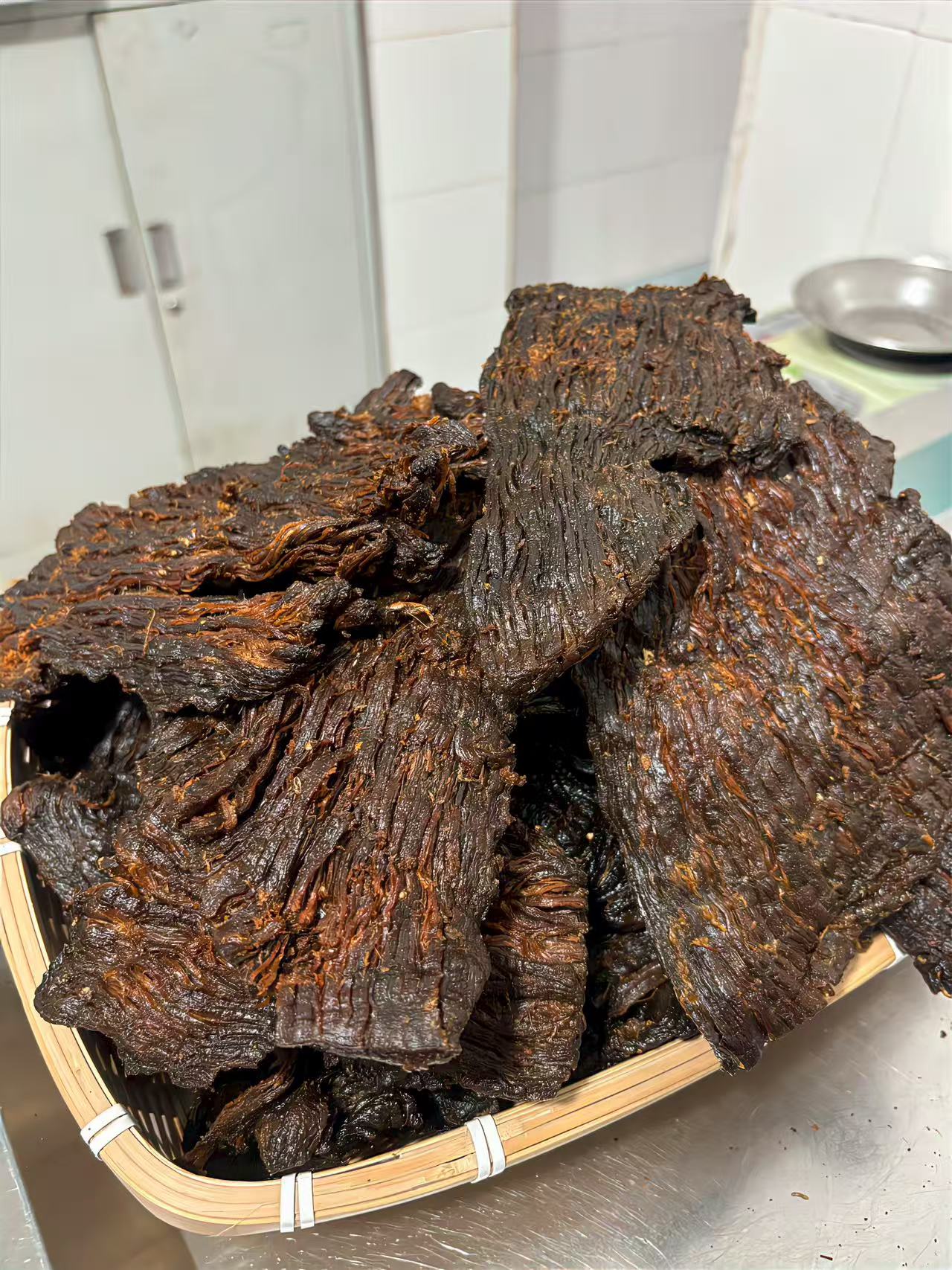 傣味油炸香酥牛肉干巴