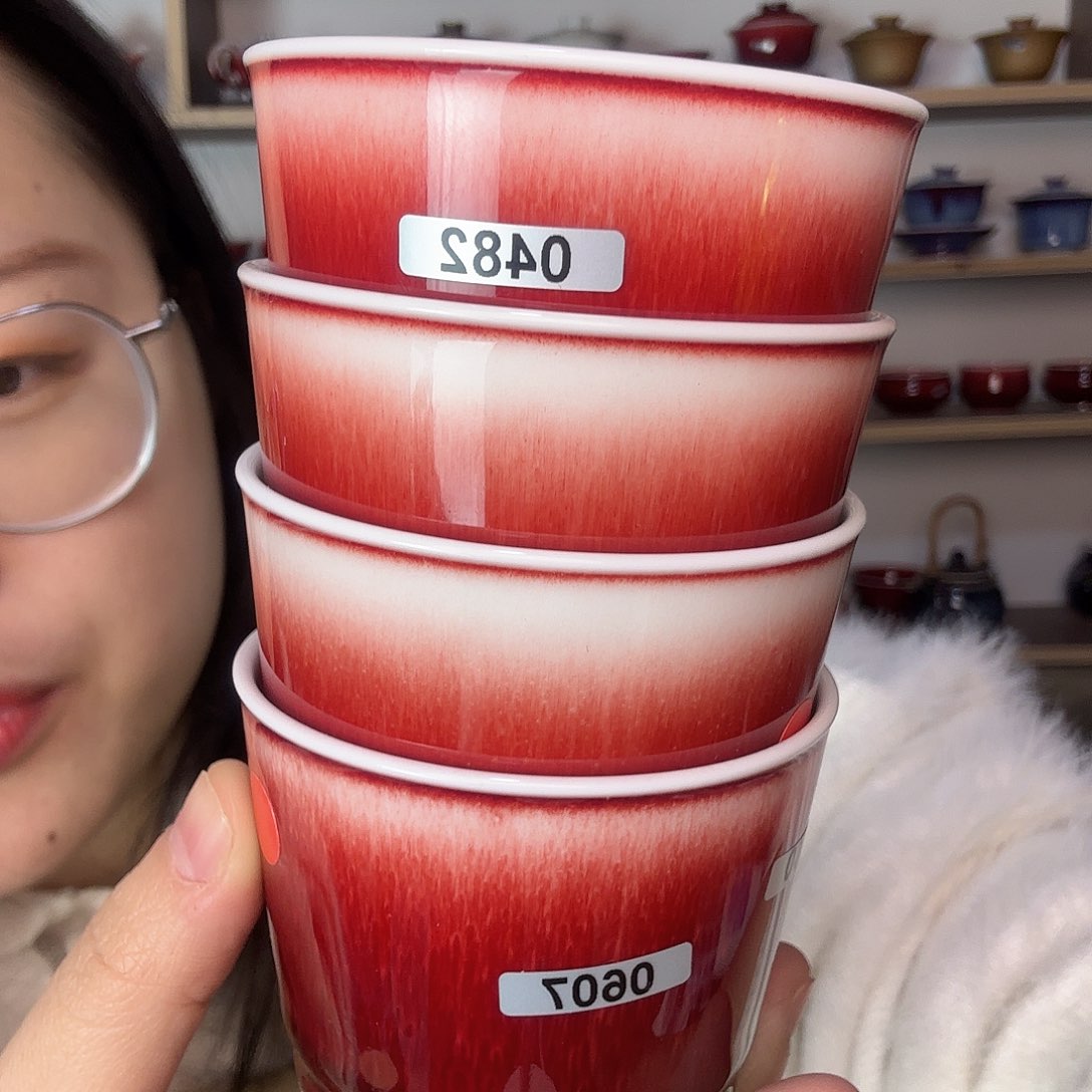 杯景德镇郎红陶瓷