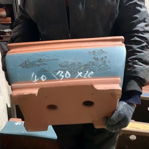 紫砂花盆手工制作