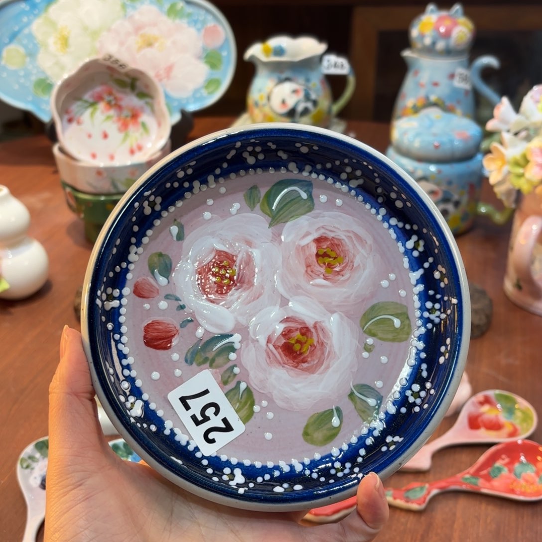 景德镇手绘高温釉下彩陶瓷茶具