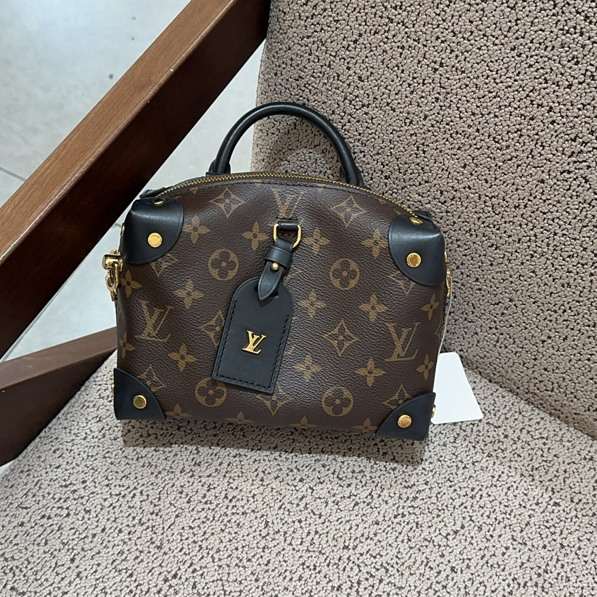99新 Chanel/香奈儿 老花petlte malle souple软盒子 US5995
