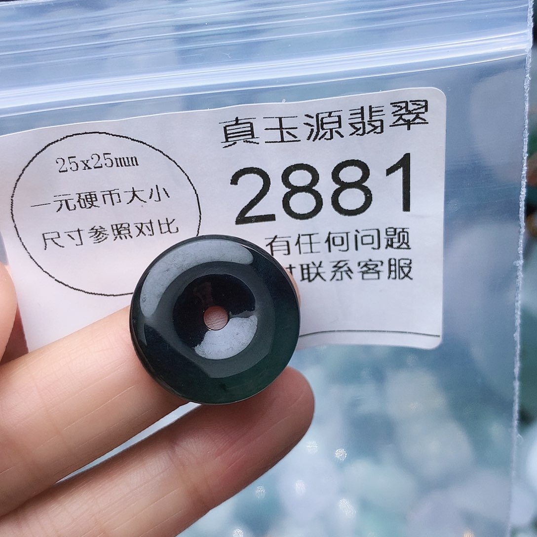 翡翠颈饰未镶嵌2881。