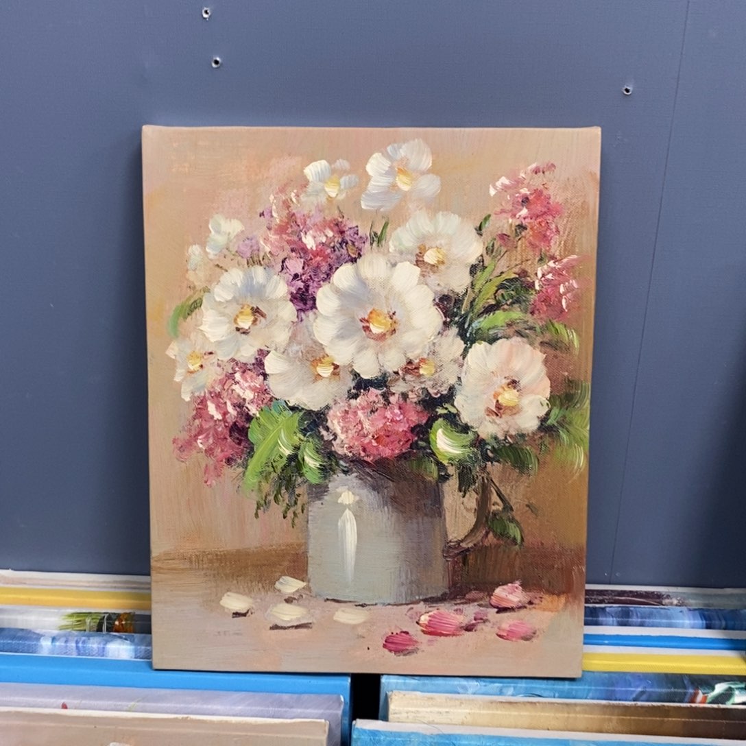 手工手绘精品油画20+25厘米