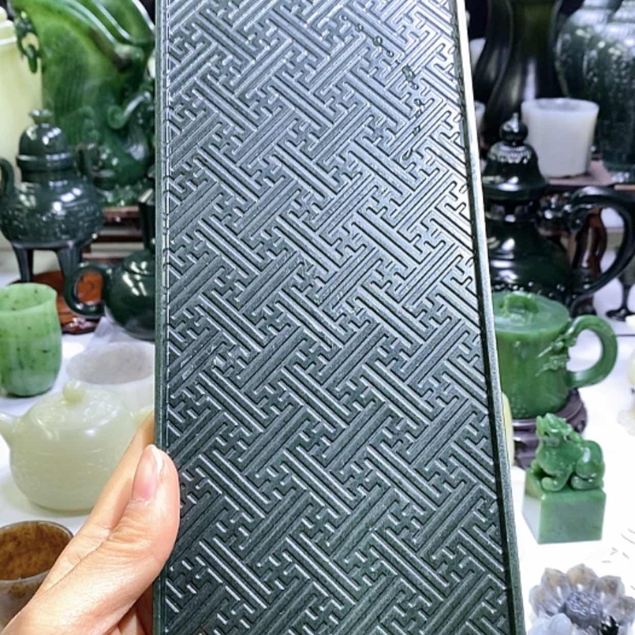 【闪购商品】和田玉摆件未镶嵌茶盘