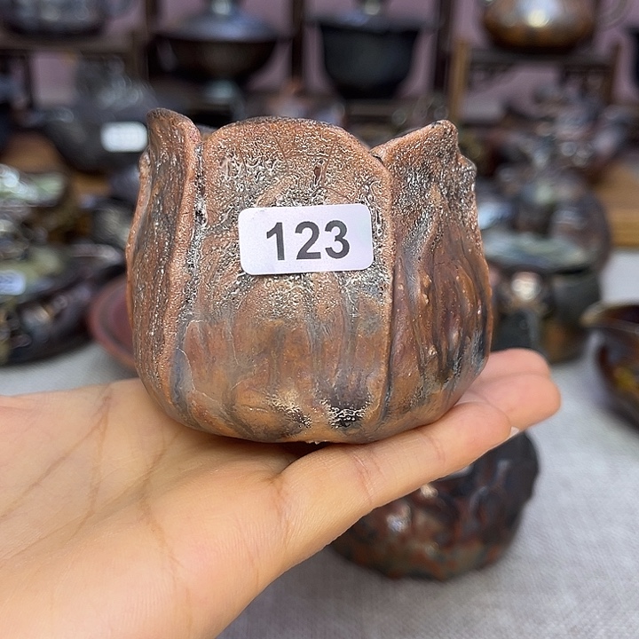 裸柴烧陶瓷手工茶器