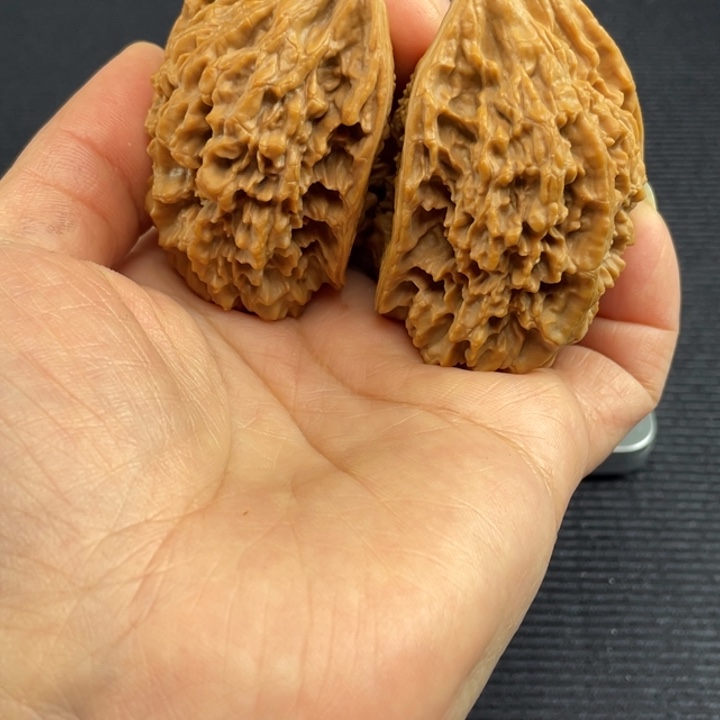 B***师文玩核桃吊坠半壁