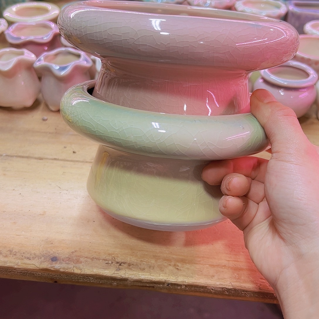 陶瓷花盆当场凑满12包邮