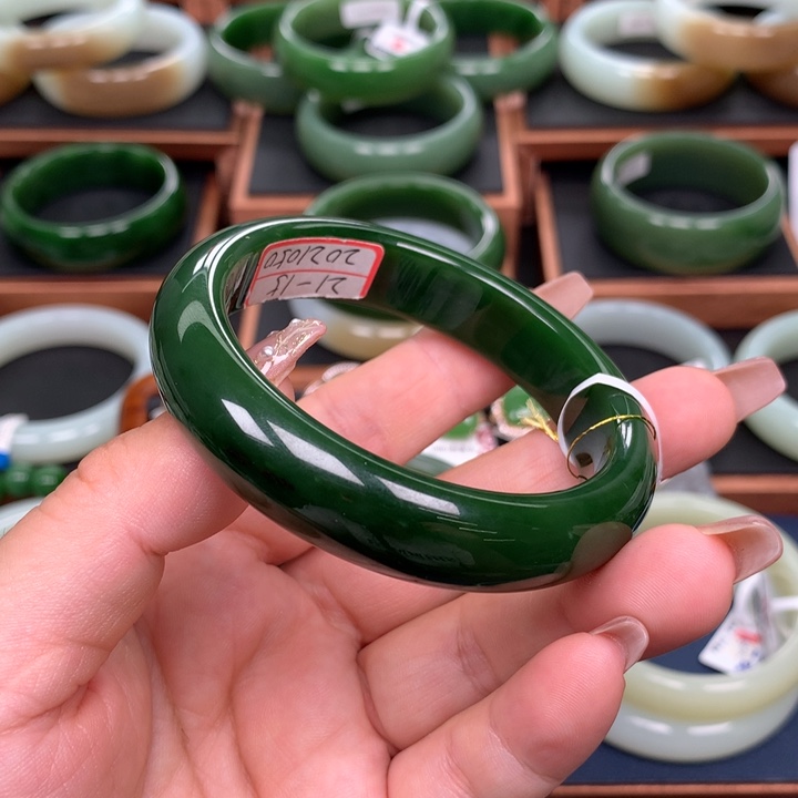 和田玉（碧玉）5758圈口未镶嵌