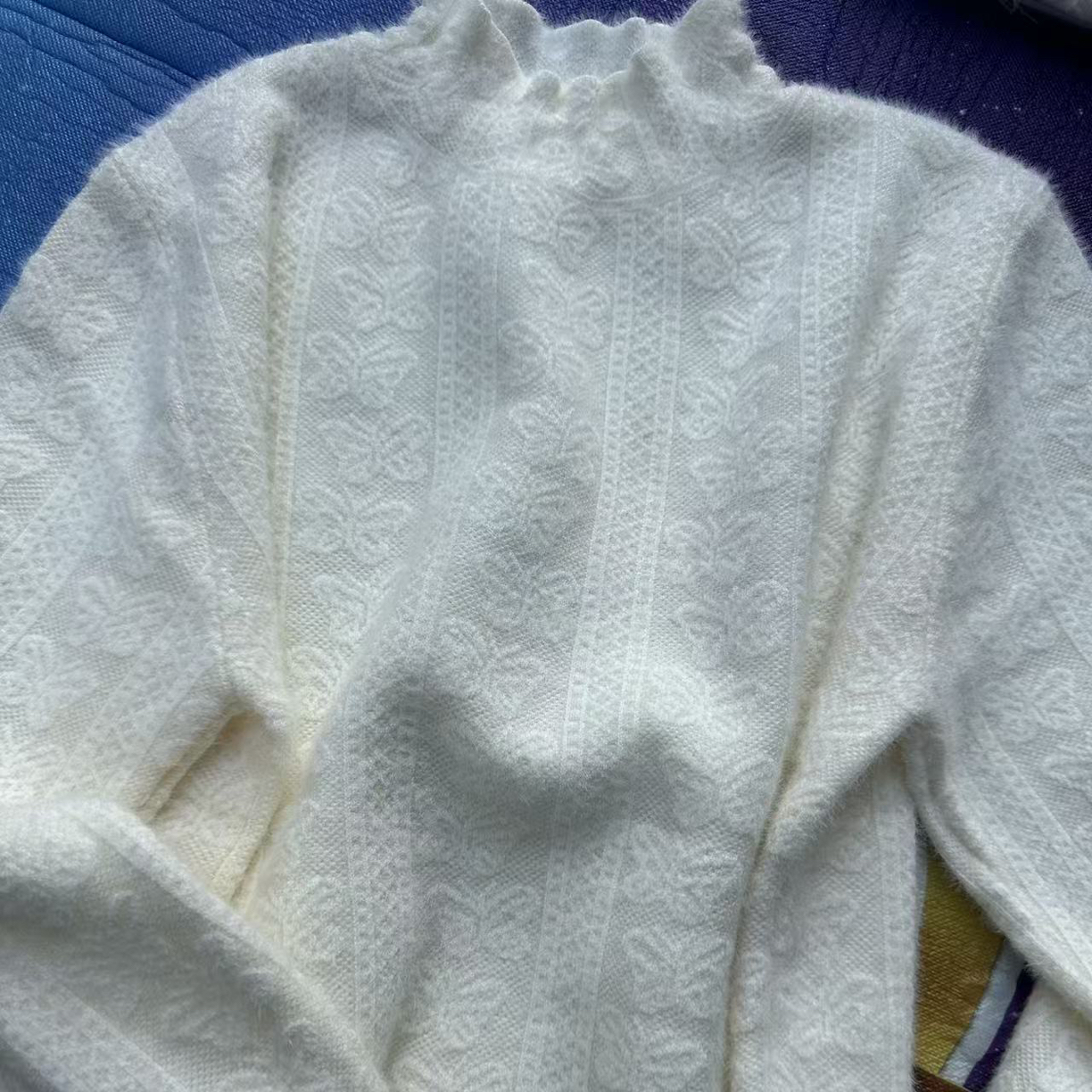 【竹姐老店】米白色保暖打底衫