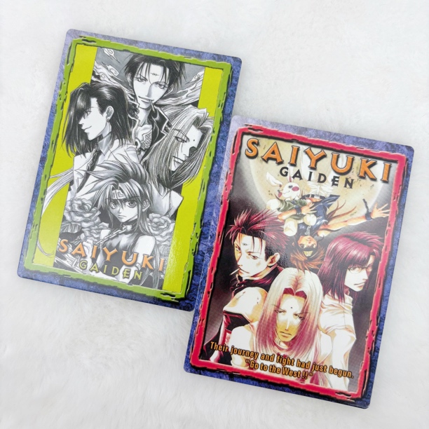 日版2000年最游记收藏卡片（2张）