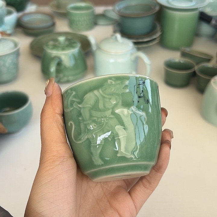 小米茶器龙泉青瓷