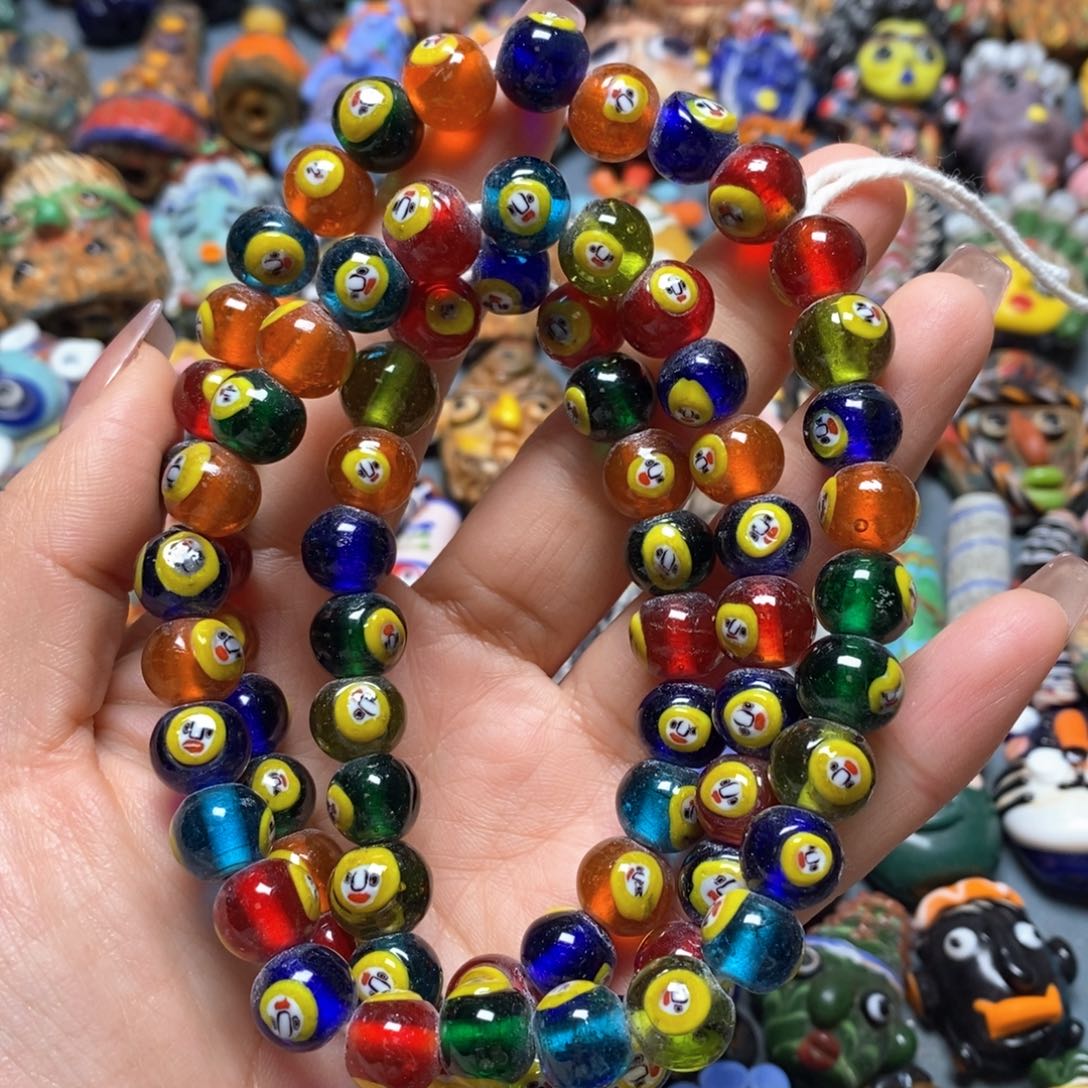 琉璃颈饰印度尼西亚链子