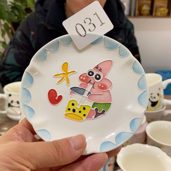 杯景德镇釉下彩手绘