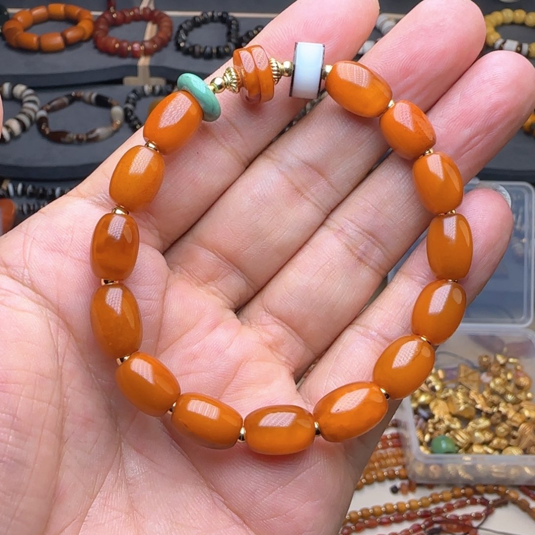 蜜蜡颈饰未镶嵌d g ky f g b n