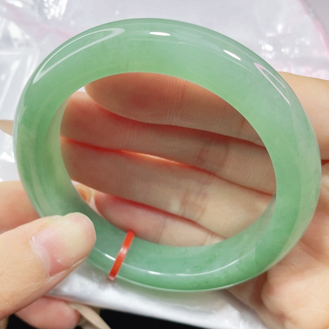 未镶嵌手镯翡翠54正圈