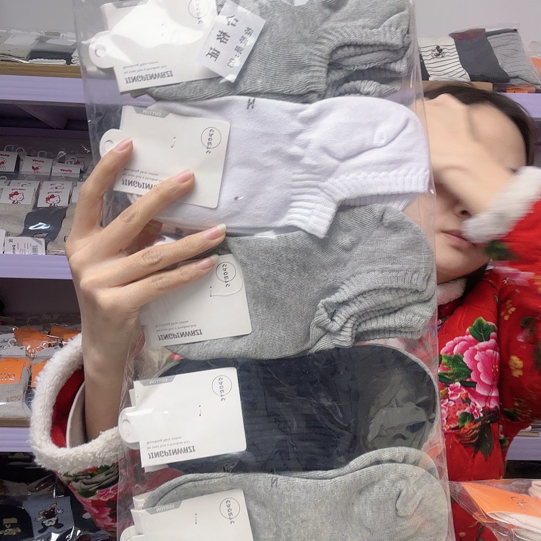 三醋酯纤维瑕疵女袜处理款