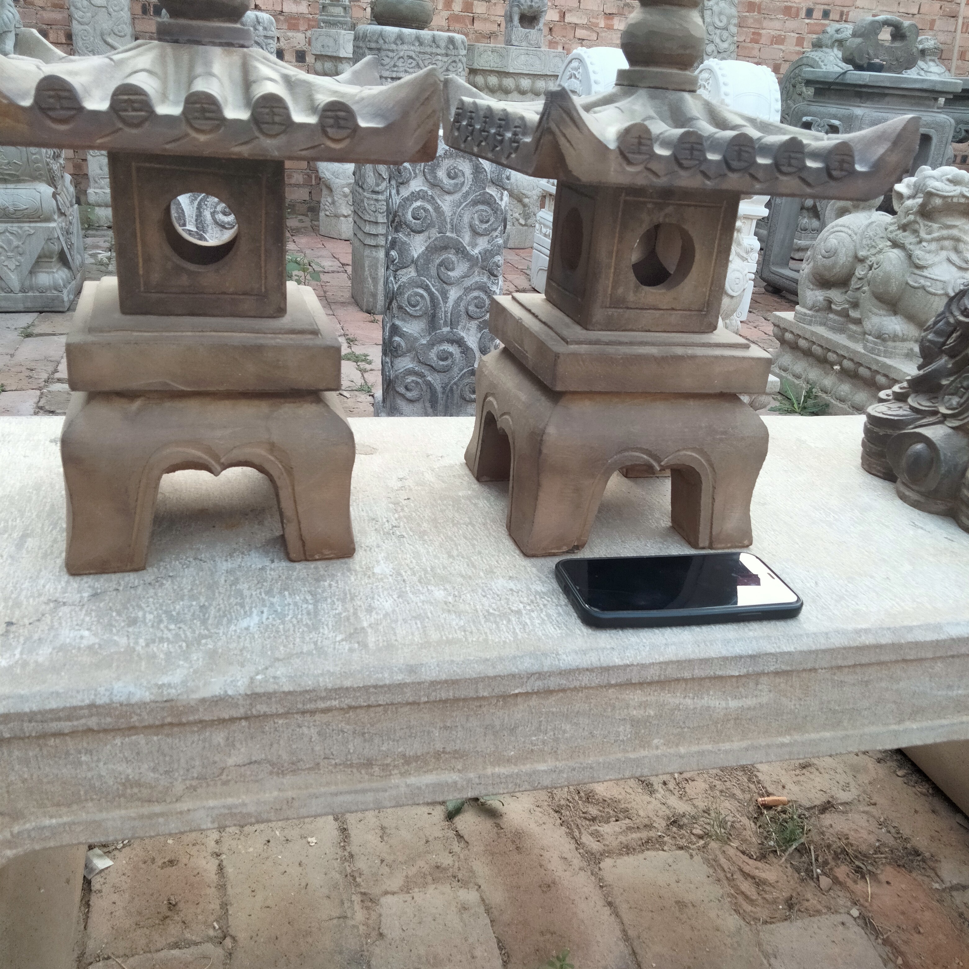 练功石青石材不包邮但不负责卸车安装不包运费