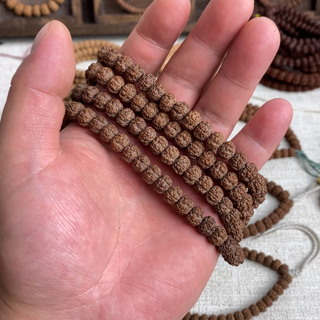 团***爹吊坠金刚菩提平细108