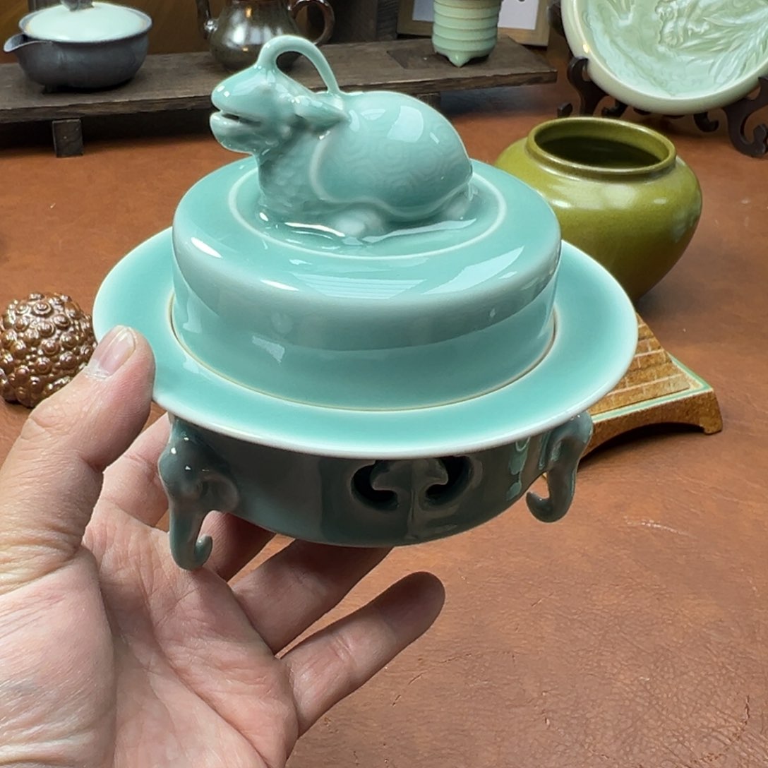 青瓷茶器青瓷茶器微瑕