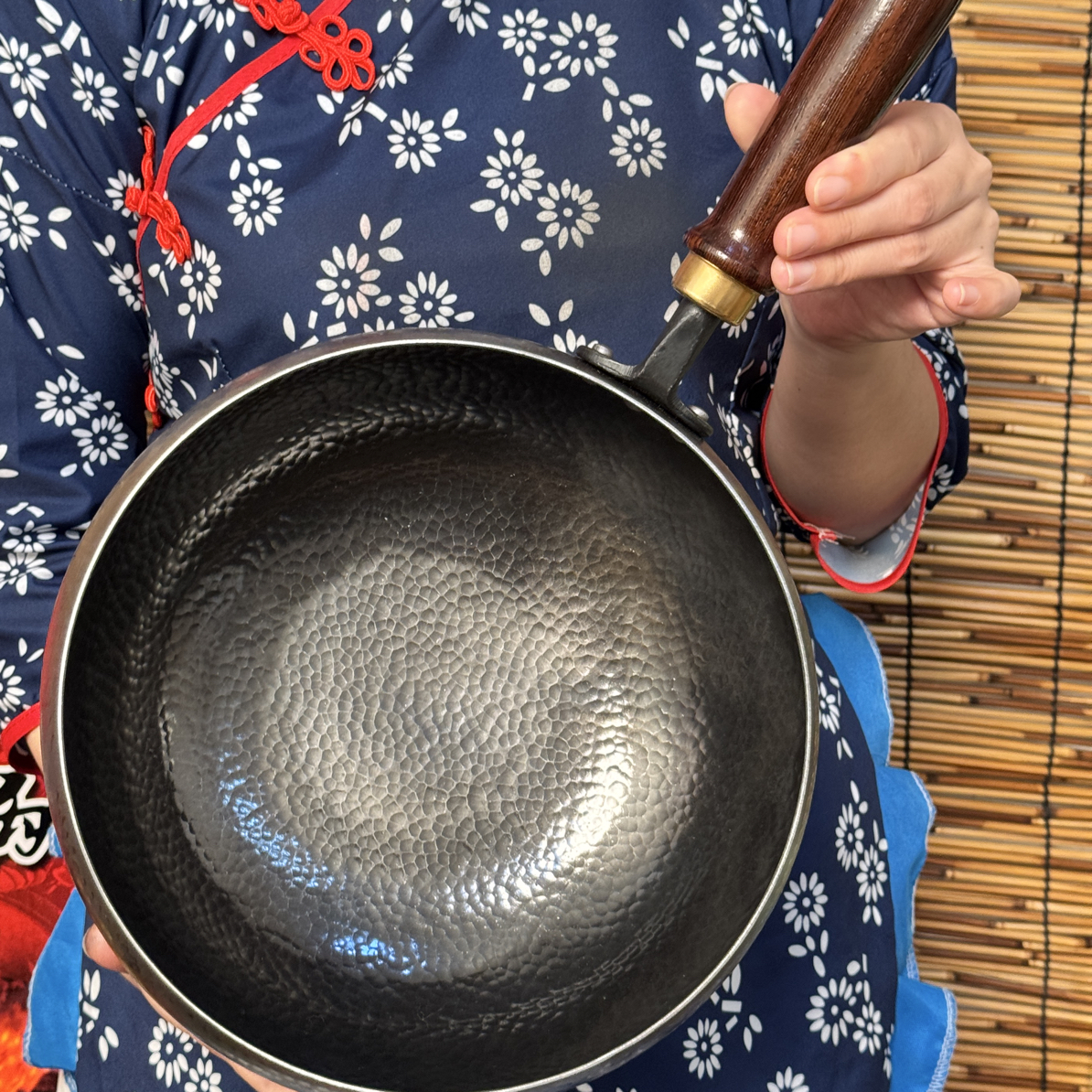 【大肚锅】章臻章丘手工锻打铁锅大肚腩熟铁锅无涂层不沾家用炒锅