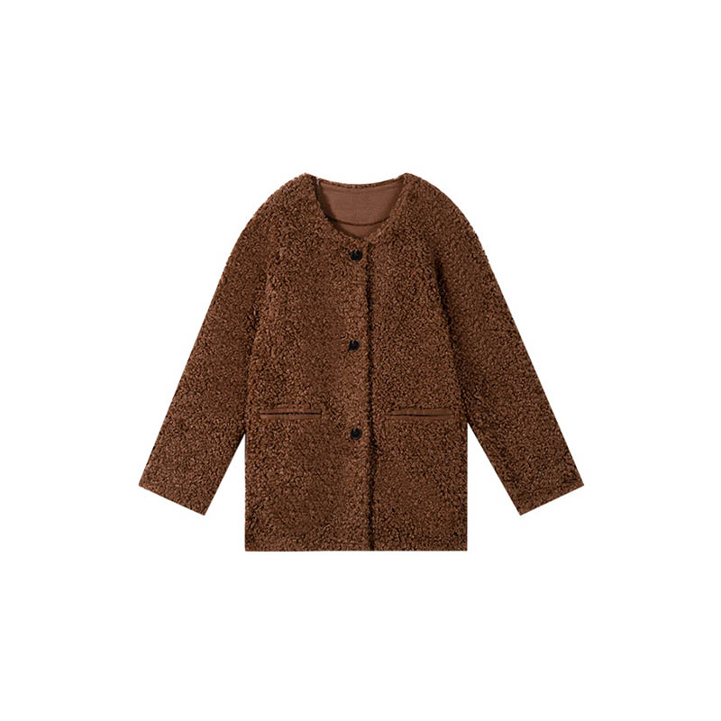 （女装）153 秋冬新款中长款高级感毛呢外套