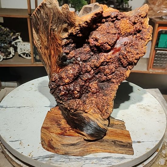 泥塑27北沉香琥珀木天然造型山水