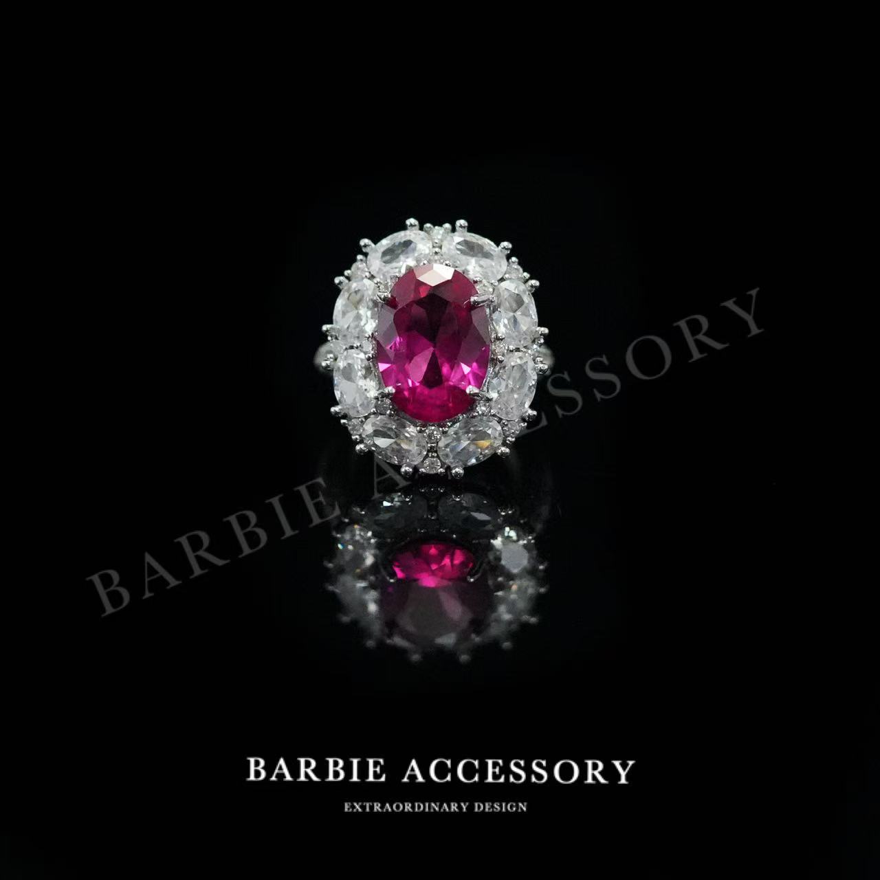 铜合金合成锆石戒指 【星梦美戒】时尚轻奢设计款高级绝美百搭戒指