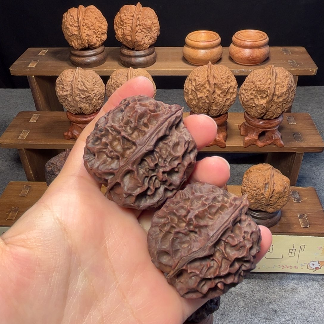 吊坠文玩核桃z凤凰牡丹43mm