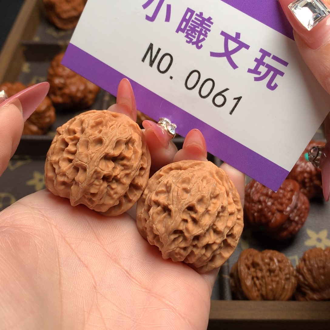 文玩核桃把件35苹果园