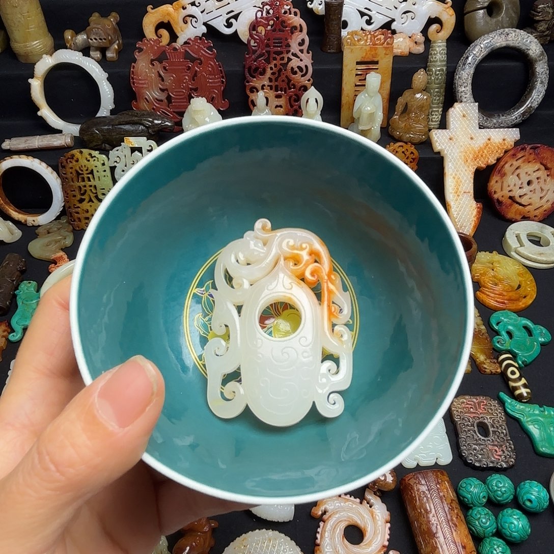 阿***伟瓷片精美摆件摆件