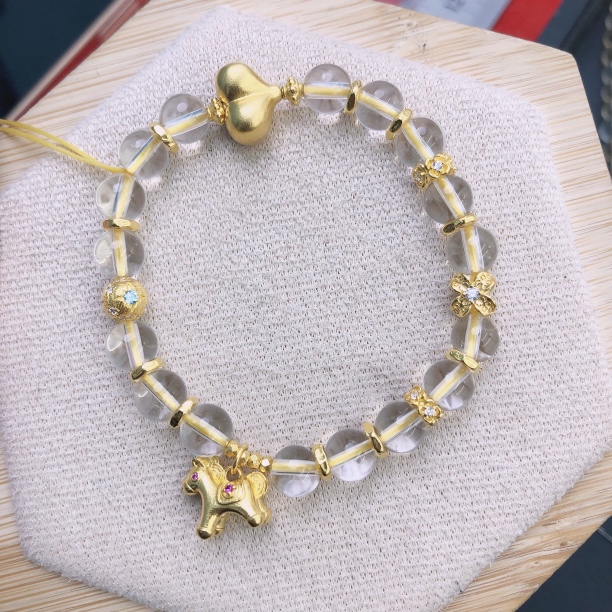 足金999素金吊坠屁桃古法百搭款式！娟