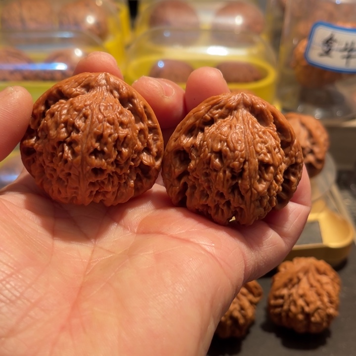 文玩核桃把件南疆石44