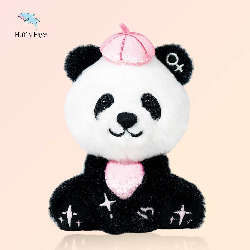 【FluffyFaye】星座系列-天秤座熊猫 毛绒挂件公仔玩偶小众毛绒玩具