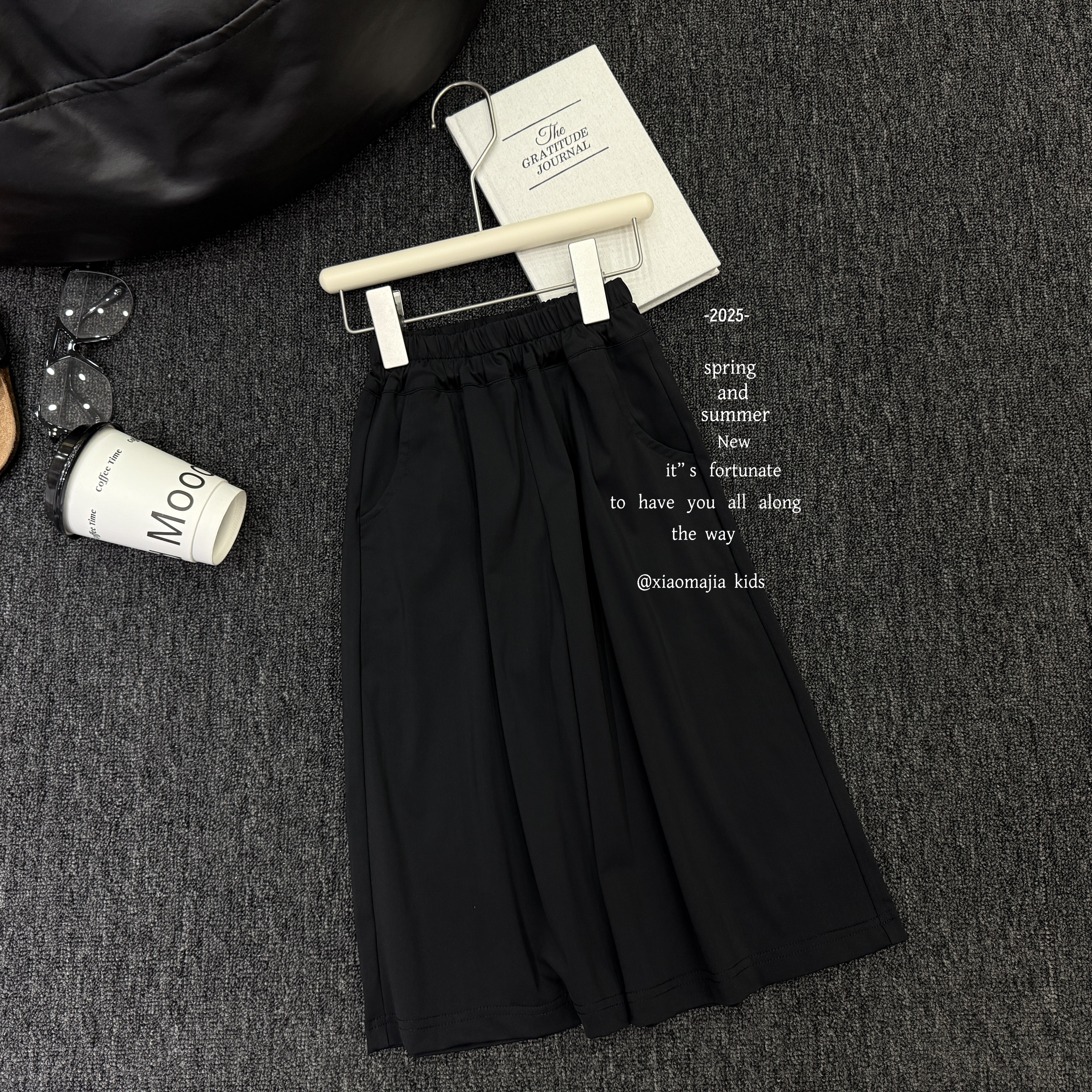 现货-儿童夏季冰皮防蚊休闲直筒裤D-6063欧若风穿搭薄款休闲裤