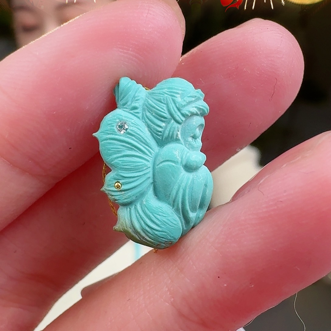 绿松石珠宝奇石未镶嵌