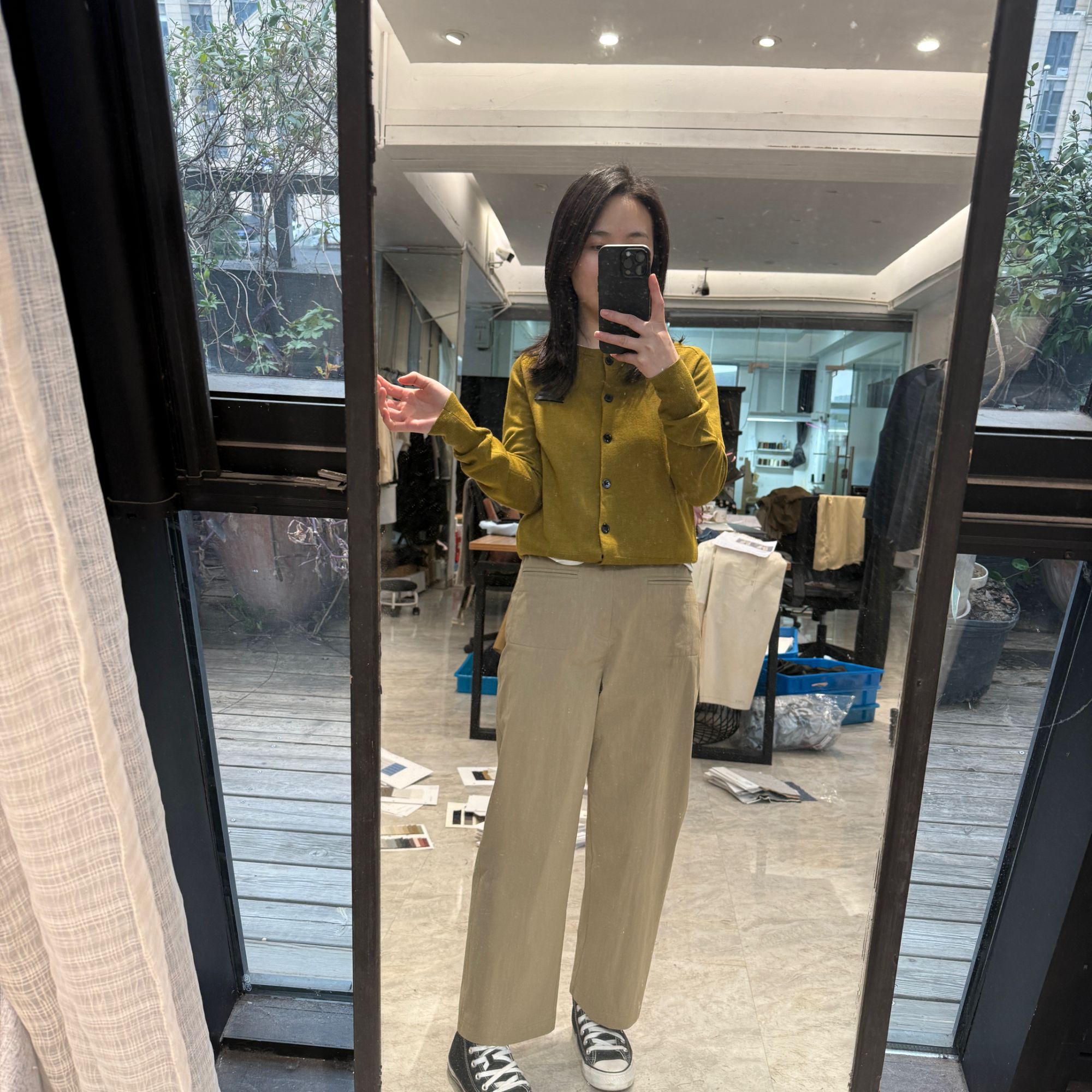 【MEINLY  CHEN】高端设计师款秋冬百搭简约针织休闲羊毛衫2419