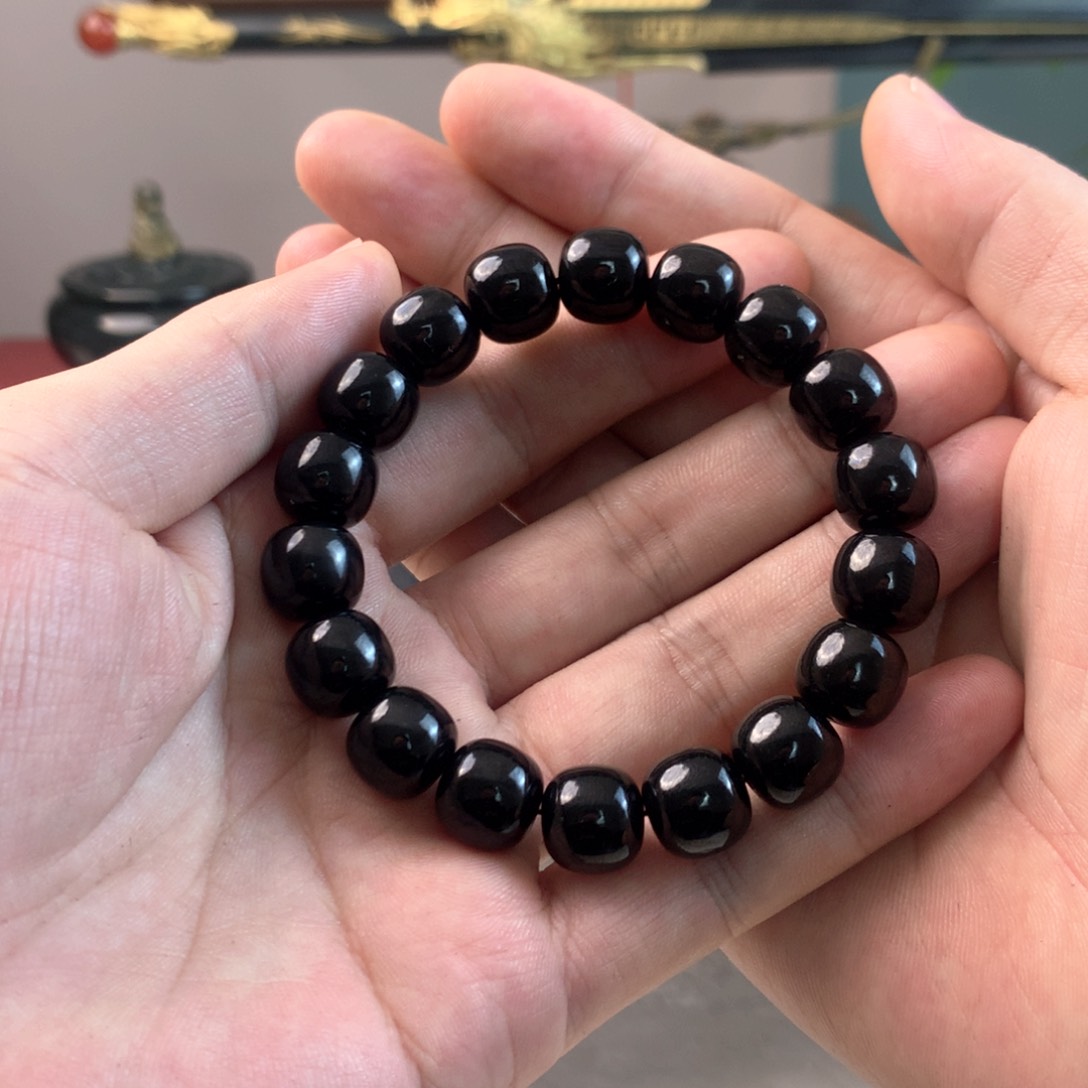 和田玉手串12m m未镶嵌M**M