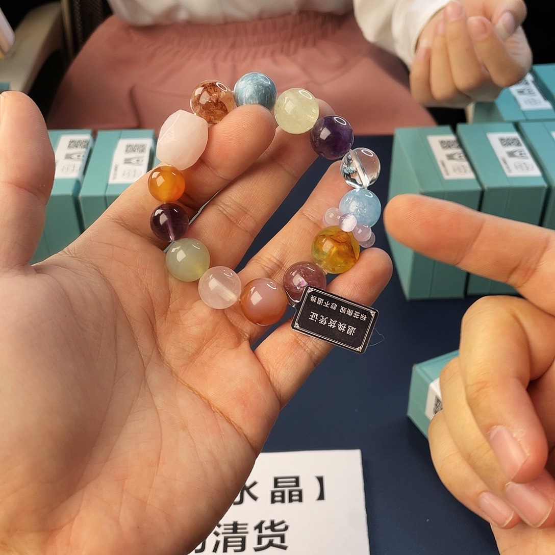 手链水晶银S925镶嵌