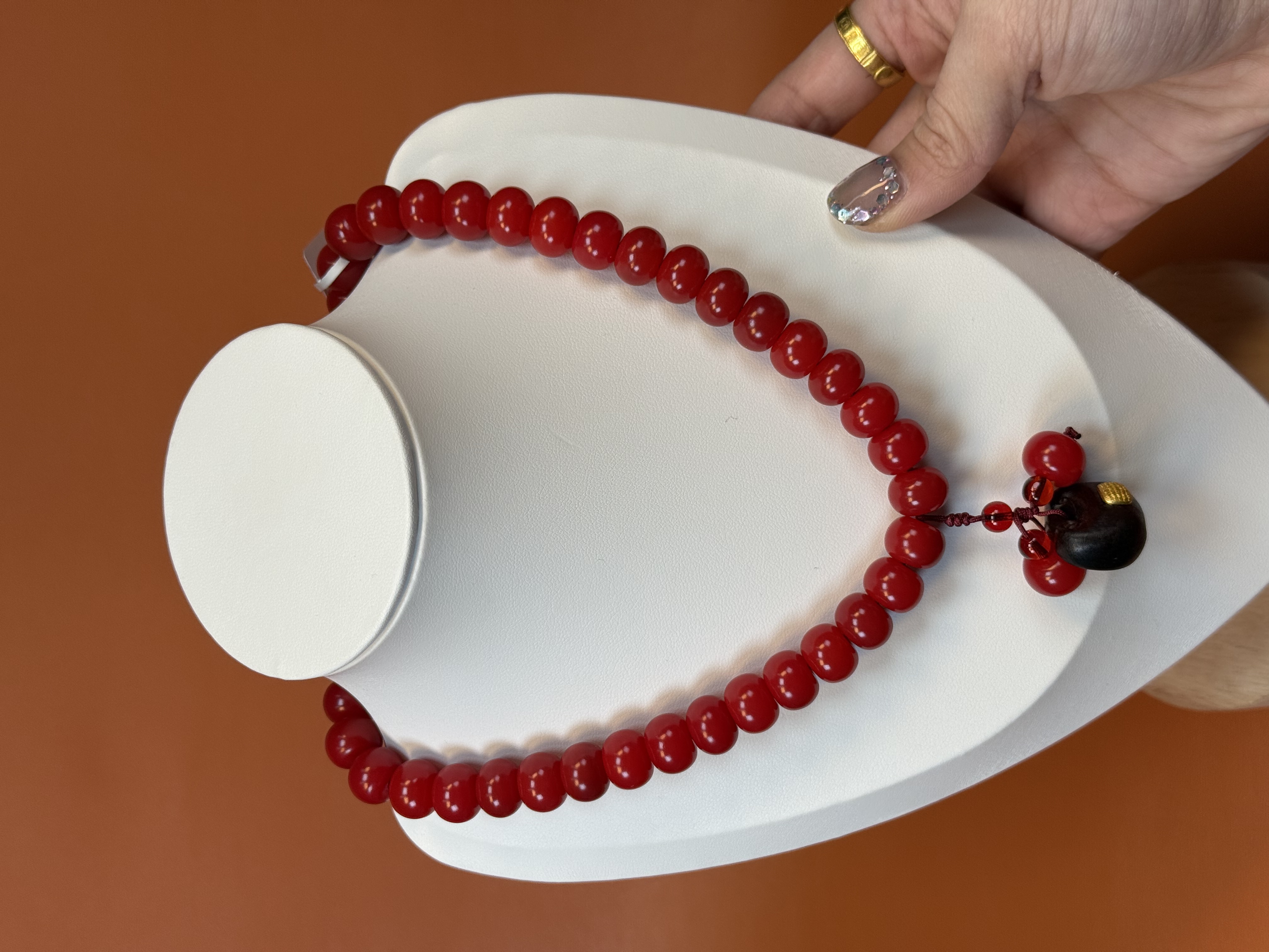 朱朱专属红菩提精美多圈手串(无礼盒)MK739
