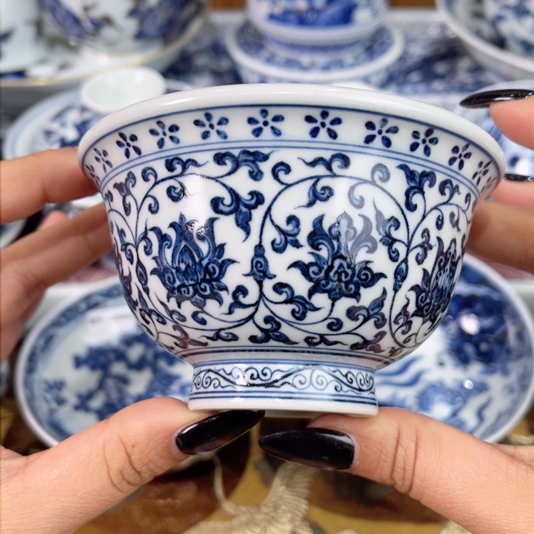 瓷片微瑕，杯杯杯杯巳巳如意