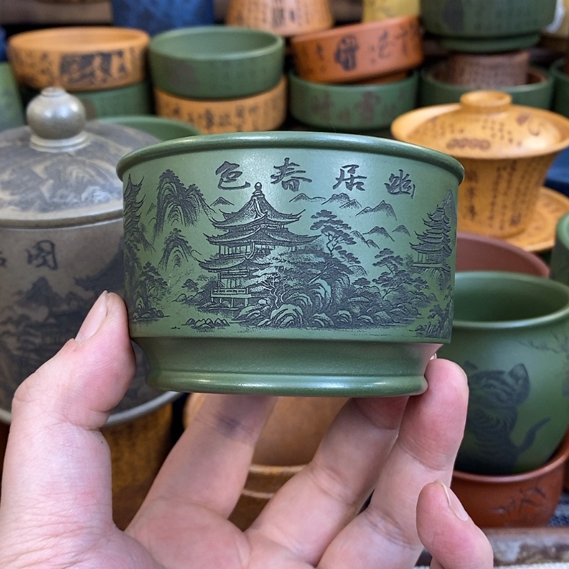【闪购商品】紫砂杯子宜兴全手工紫砂杯