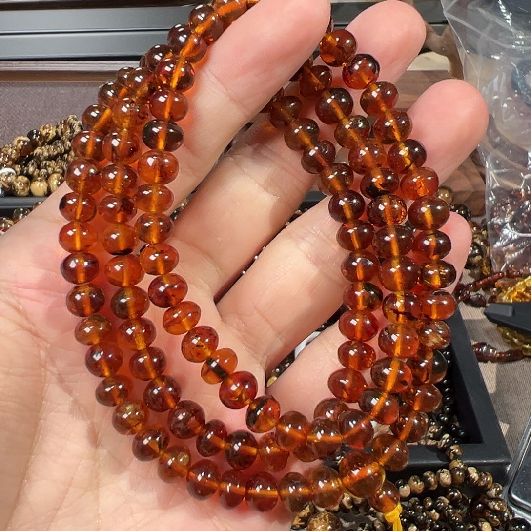 裸石琥珀未镶嵌抚顺琥珀金珀