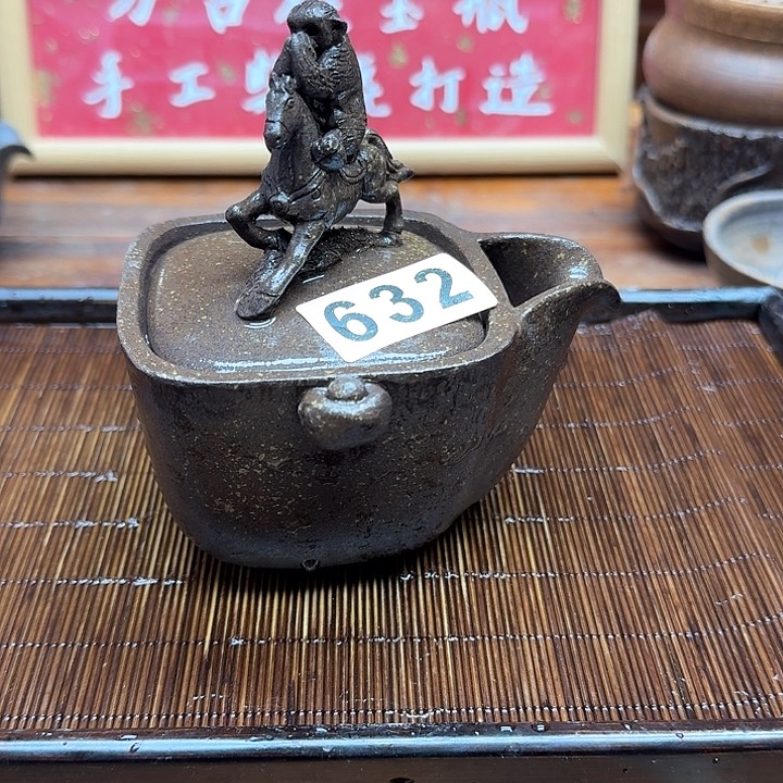 纯手工制作粗陶茶具