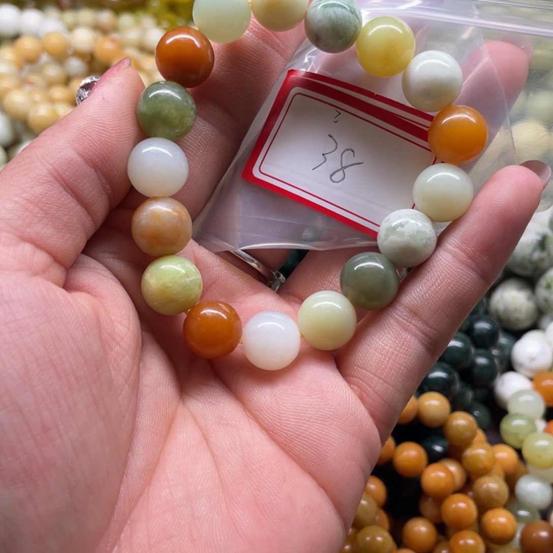 蛇纹石玉未镶嵌手串