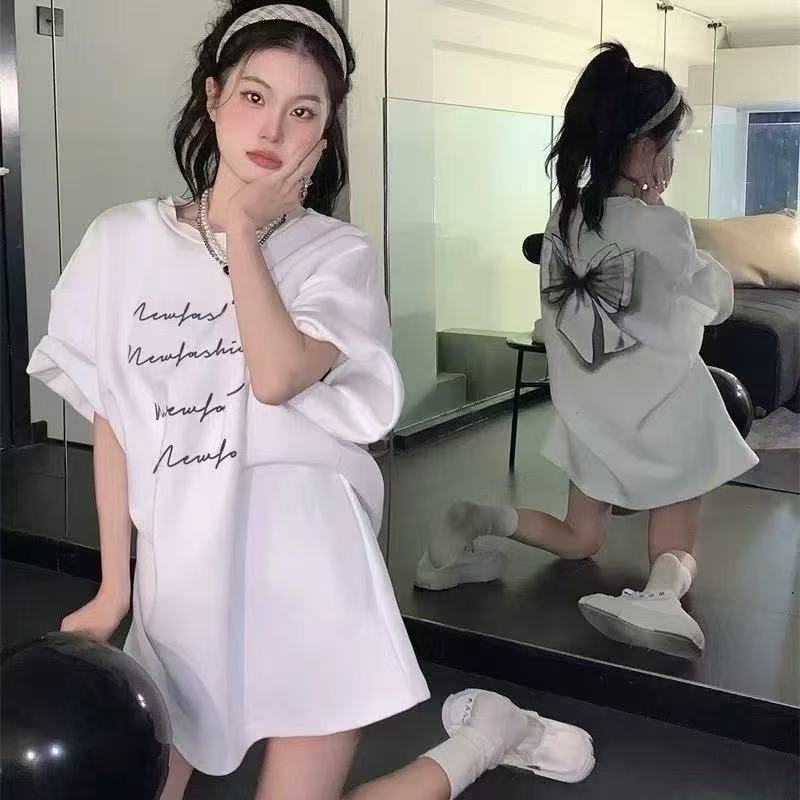 【大美家】前字母后蝴蝶短袖2505