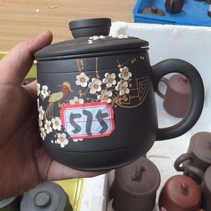 紫砂茶壶宜兴紫砂微瑕575