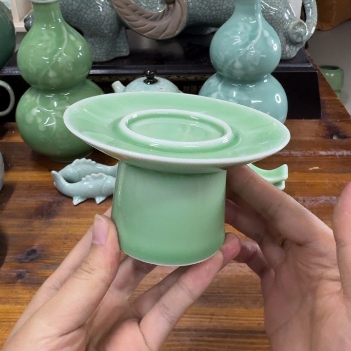 龙泉青瓷茶具微瑕42980