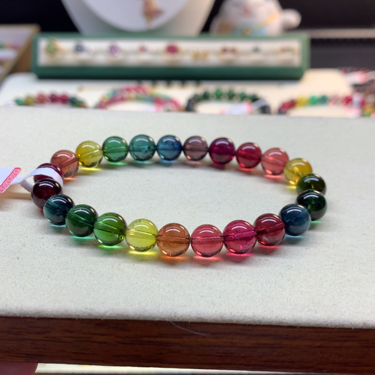 【闪购商品】碧玺手链未镶嵌碧玺色标8.2mm