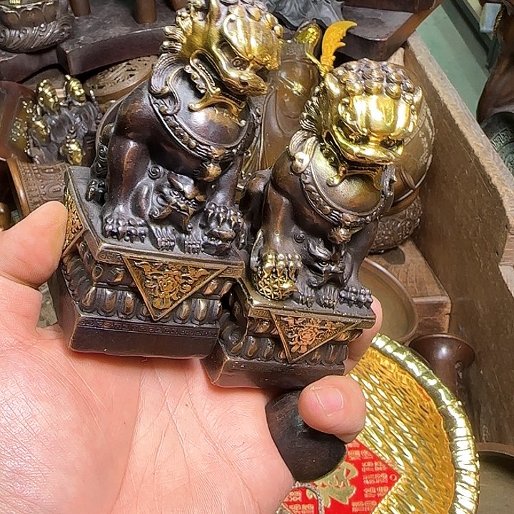 铜器办公室茶室摆件